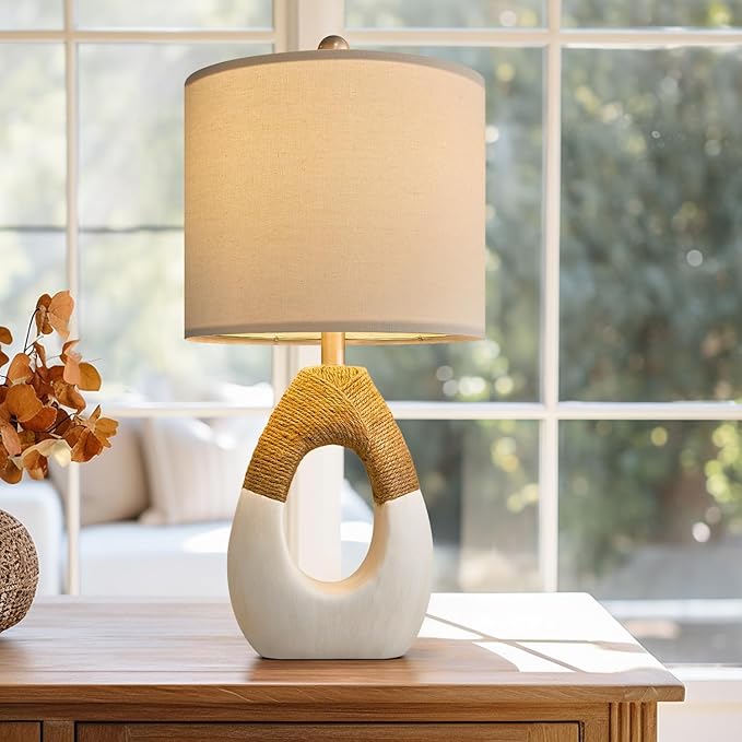 OYEARS 19'' Small Boho Table Lamps
