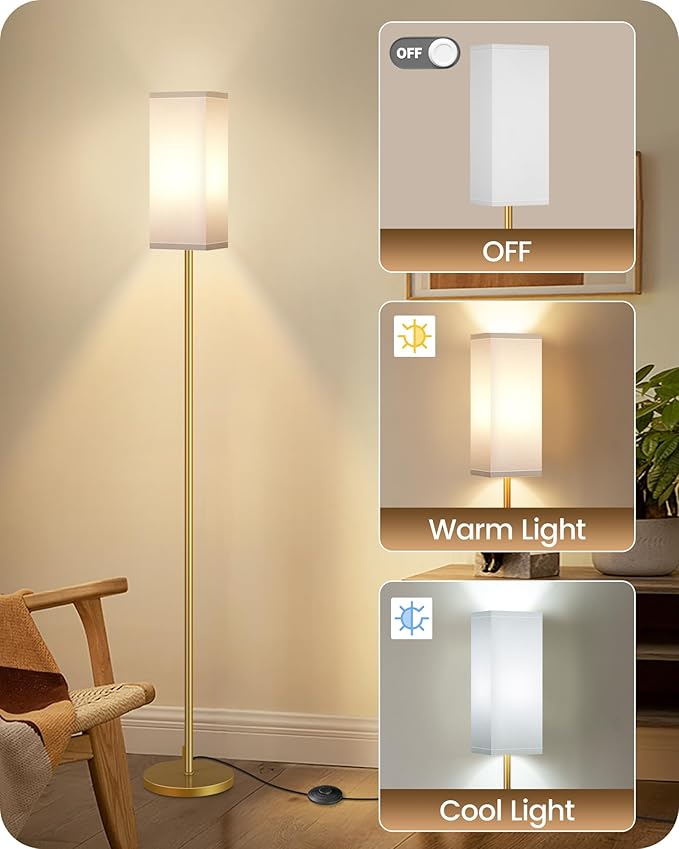 2Pack Floor Lamp, Pole Lamp