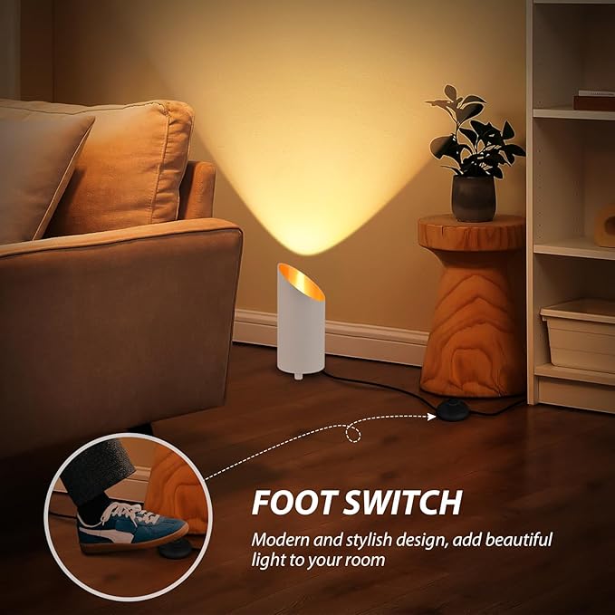 2 Pack Uplighting Indoor, 7W Floor Can Lights