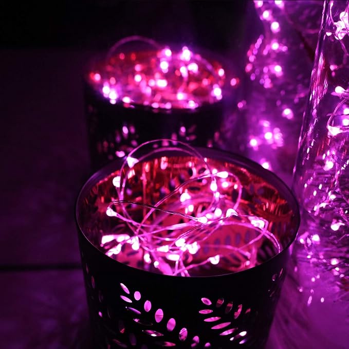 OakHaomie 6 Pack Fairy Lights Battery Operated No Remote LED Starry String