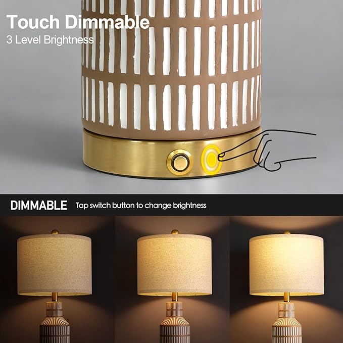 25" Modern 3-Way Dimmable Touch Control