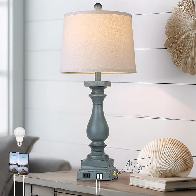 28" Tall Farmhouse Table Lamp