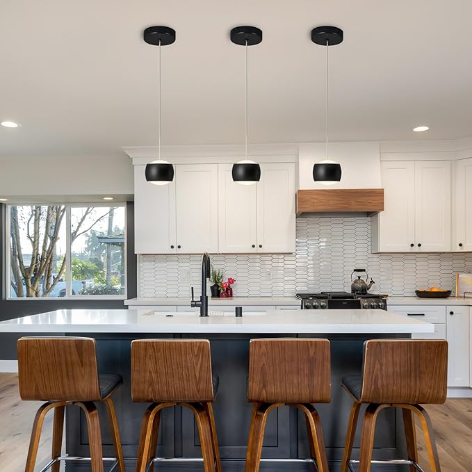 Modern LED Dimmable Pendant Light fixtures, Mini Island Pendant Lighting