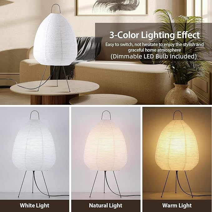 Rice Paper Lamp, Japanese Paper Lantern