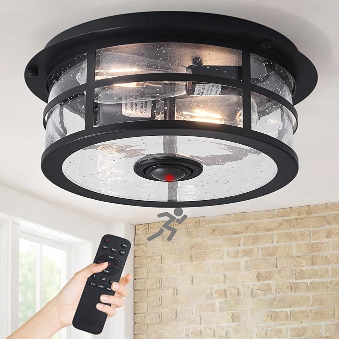 Upgraded Motion Sensor Outdoor Ceiling Light
