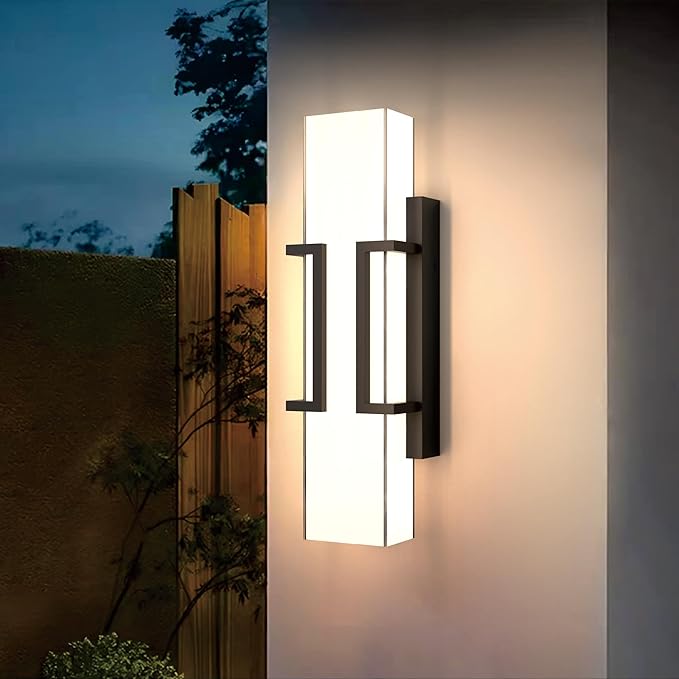 Hyunbae LED Wall Sconce Lights, Waterproof Porch Lamp