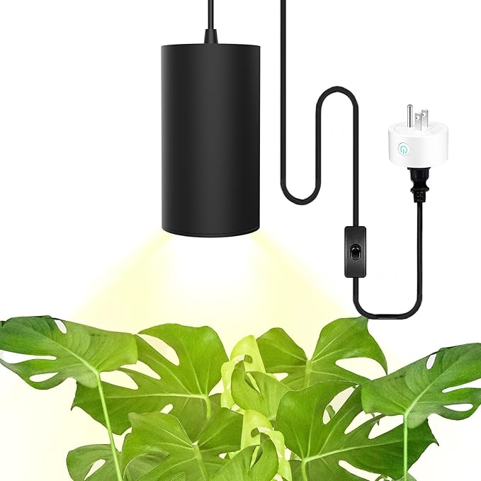 STERREN Hanging Grow Lights, Plug in Pendant Light