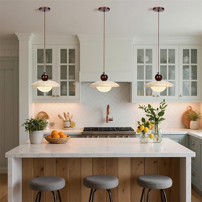 Wabi Sabi Pendant Light, Adjustable Nordic Hanging Lamp