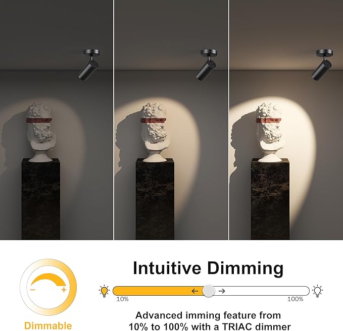 12W LED Dimmable Ceiling Spotlight Indoor