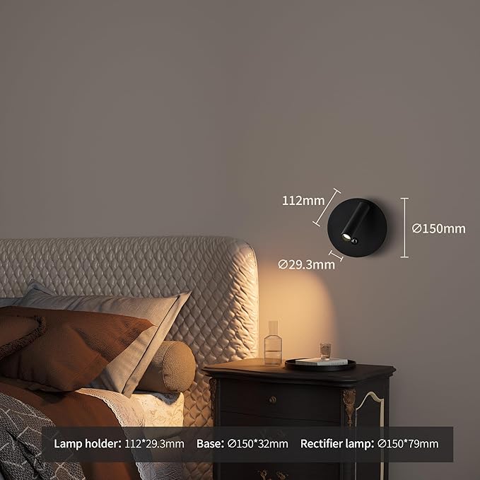 Aisilan 2-Pack Modern Wall Sconce