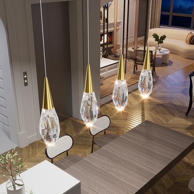 4-Lights Rectangular Pendant Lights