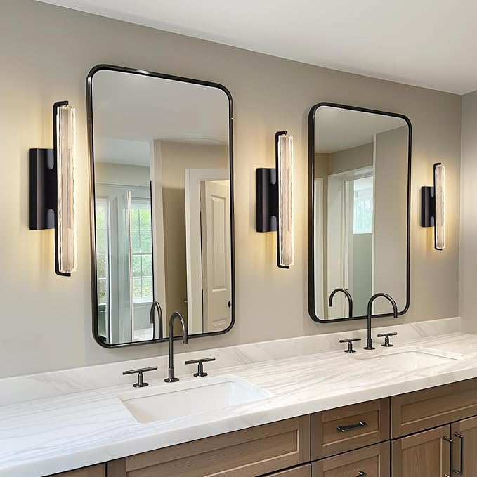 Crystal Wall Sconce, Modern Single Sconce Wall Lighting, Upgrated K9 Crystal