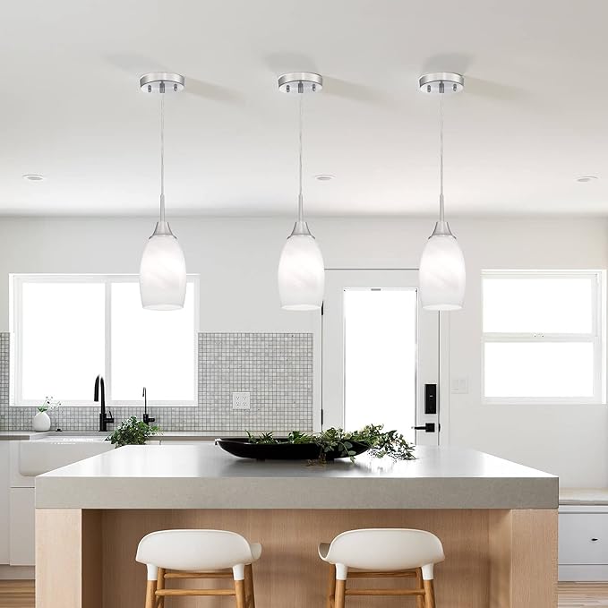 Mini Glass Pendant Light 1-Light