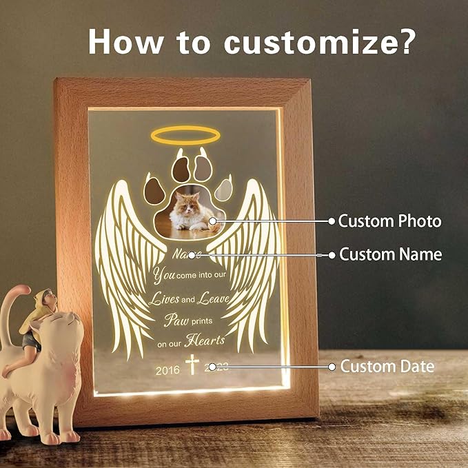 Custom Pet Memorial Night Light