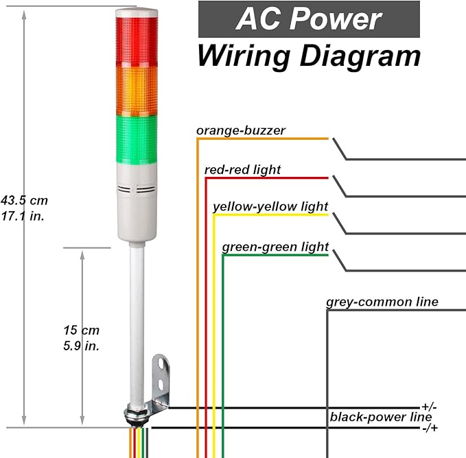 Tower Stack Lights, Industrial Warning Signal Lights Tower Lamps Column