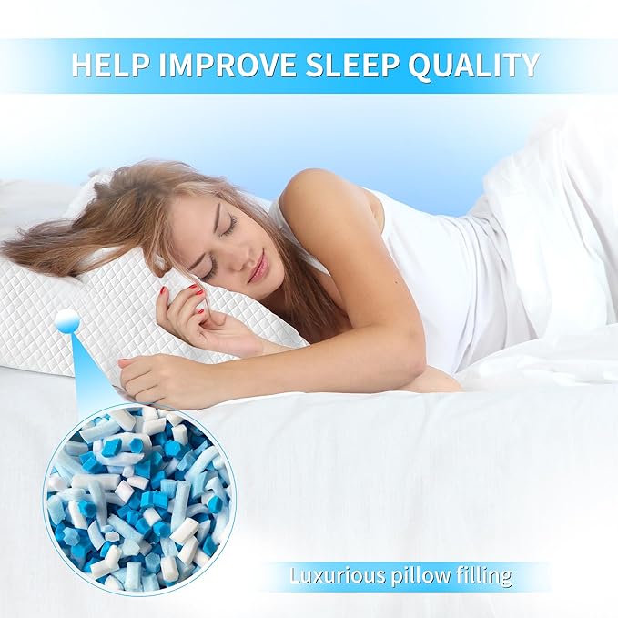 45LBS Shredded Memory Foam Filling Bean Bag Filler, Added Gel Particles Comfortable and Soft,Very Suitable for Filling Bean Bags, Pillows,Dog beds, Couch Cushion