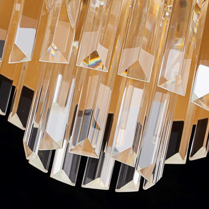 3-Light Luxury K9 Crystal Ceiling Light