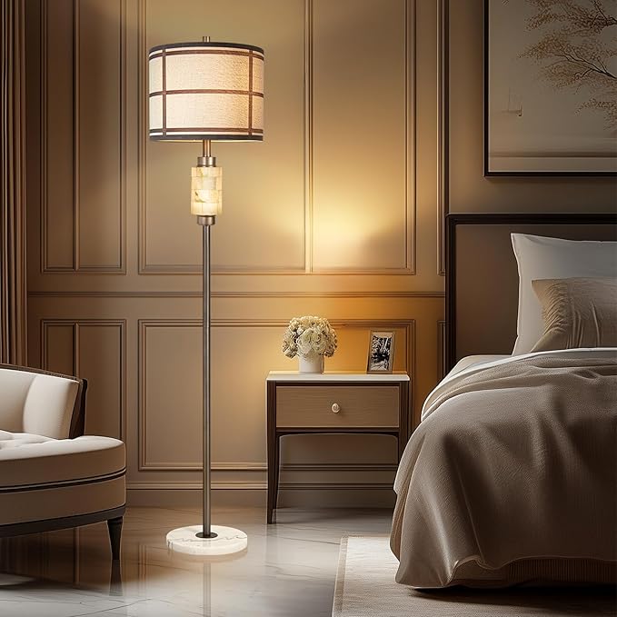 Natural Alabaster Floor Lamp, Lamps