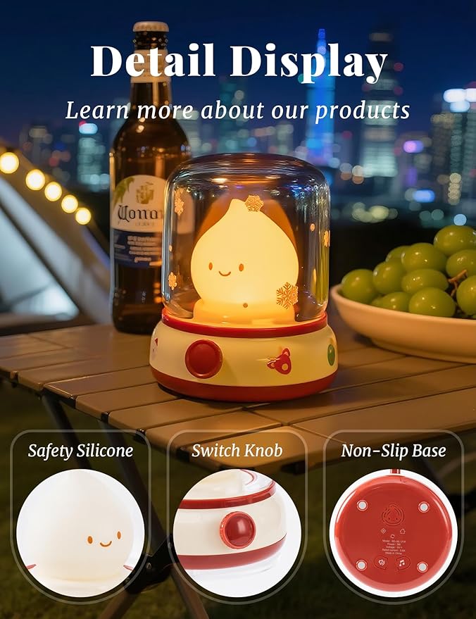 Christmas Night Light Music Box