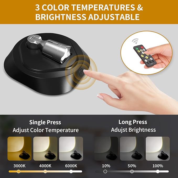 LEASTYLE LED Wireless Spotlights