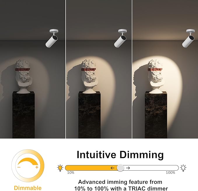 12W LED Dimmable Ceiling Spotlight Indoor
