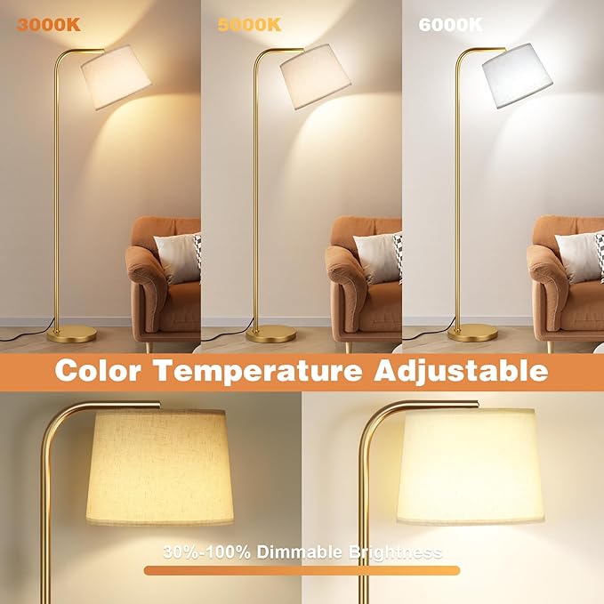 Ambimall Remote-Controlled Floor Lamp