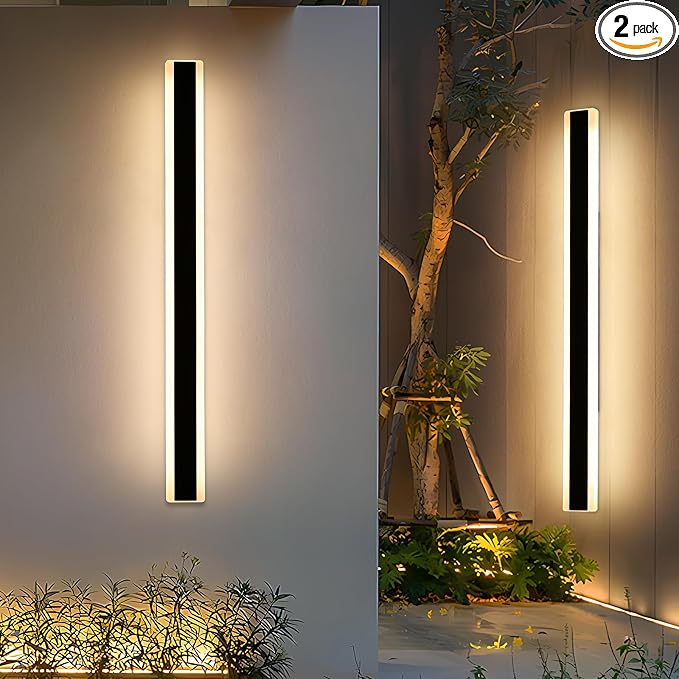 2 Pack Long LED Wall Light, 57inch Modern Wall Sconce, 3000K Warm White