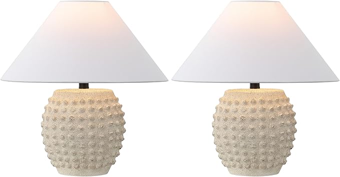 JONATHAN Y JYL5601B-SET2 Effie 18.25" Minimalist Scandinavian Ceramic/Iron