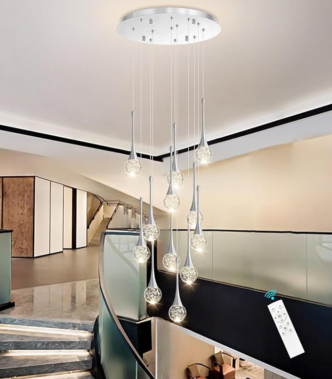 118 inches Modern Glam Crystal Chandelier