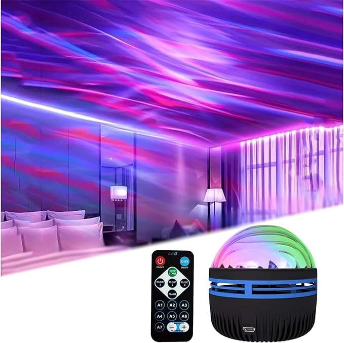 2 in 1 Northern Lights and Ocean Wave Projector
