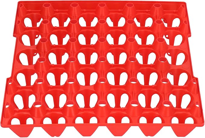 Fydun 5PCS Egg Flats, Flats, Plastic Chicken Cartonsable 30 Cell Crates Holder Tray Container Sets Reusable Trays for Storage Transportation Each Holds Eggs3 Home Farm SuppliesYellow
