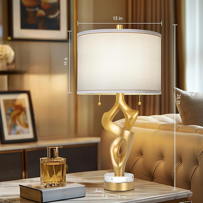 Scenekoy Sculptural Table lamp Set of 2