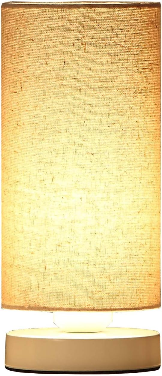Bieye L10271 Linen Fabric Table Lamp