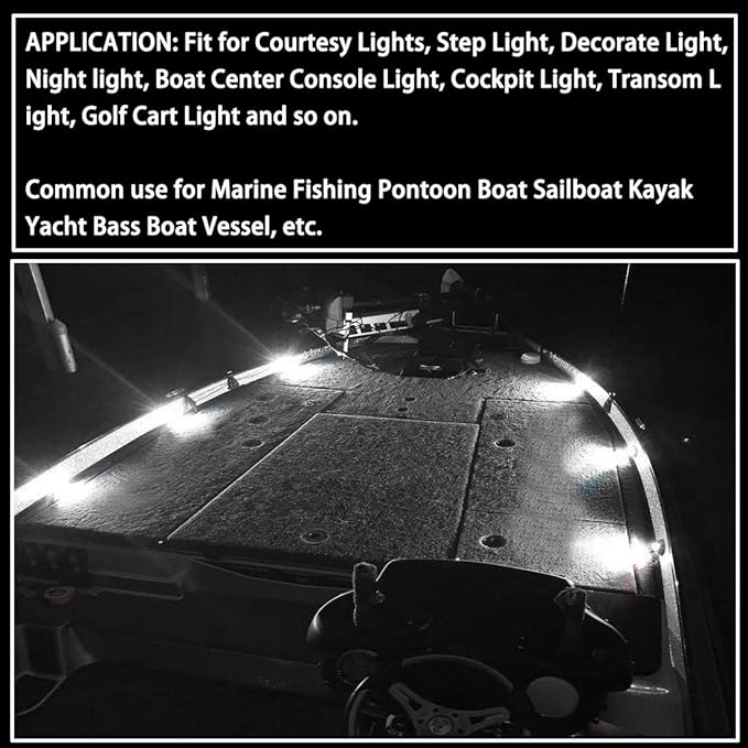 Marine Lights - 6Pcs Waterproof LED Interior Lights
