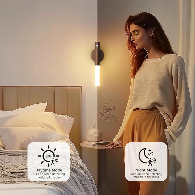 Wooden Motion Sensor Lights Indoor