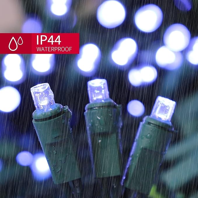 LAMPHOME 150 LED White String Lights