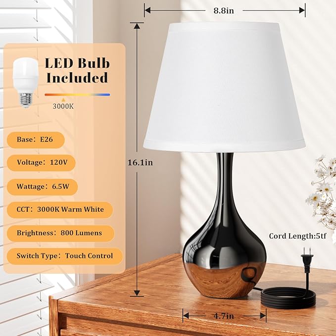 Seealle Touch Touch Table Lamps