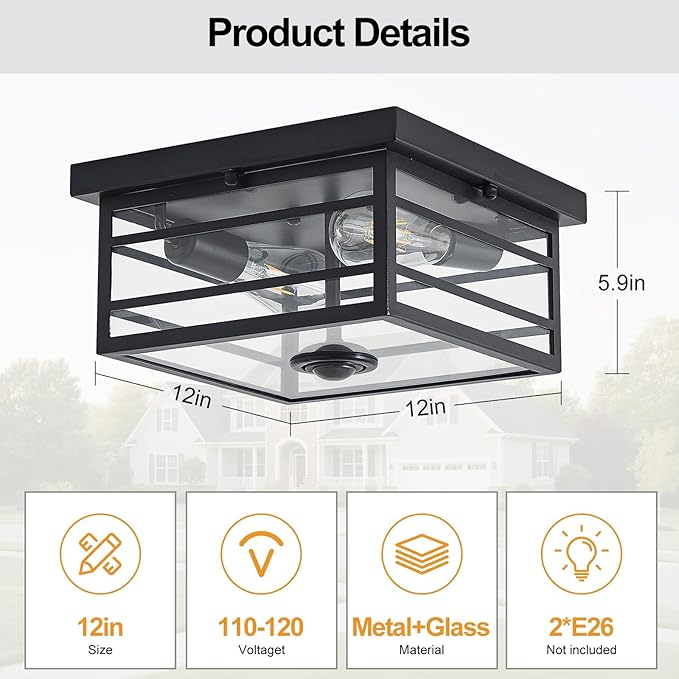 Upgraded Outdoor Ceiling Lights