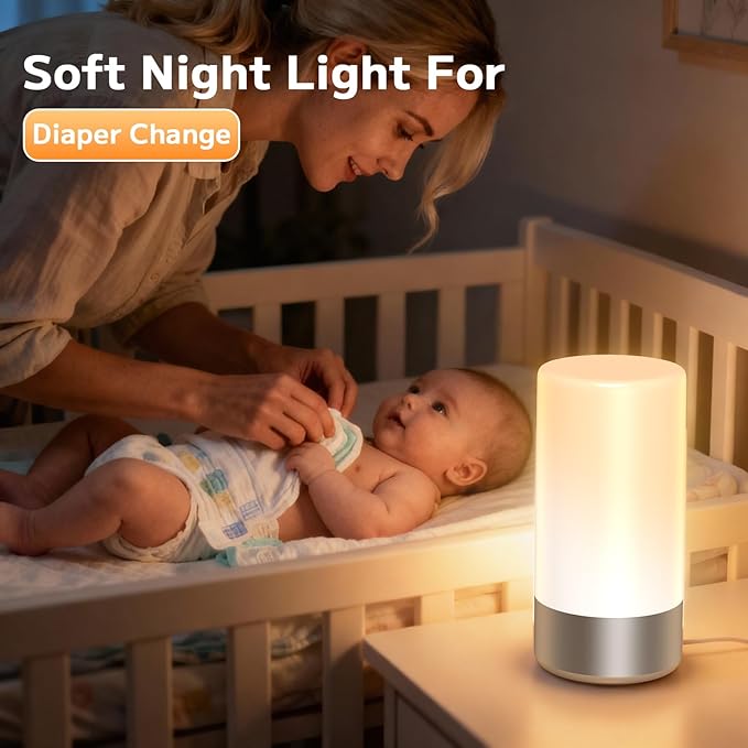 Table Lamp, Bedside Touch Control Lamp