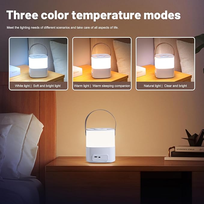 Oneleaf Atmosphere Light Portable LED Night Light, Candle lamp, Touch Switch