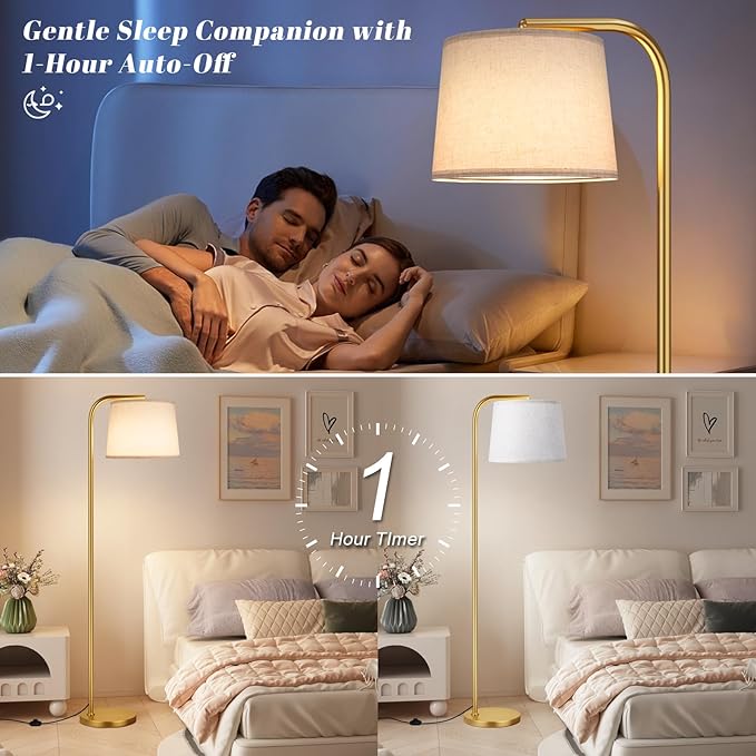 Ambimall Remote-Controlled Floor Lamp