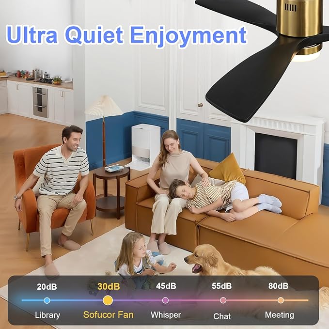 Sofucor 52 Inch Ceiling Fans