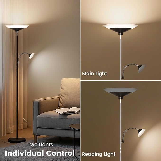 RGB Torchiere Floor Lamp