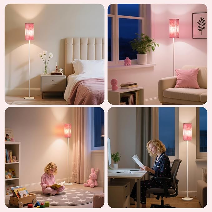 Floor Lamp, Pole Lamp with Foot Switch, Modern Standing Lamp, Minimalist
