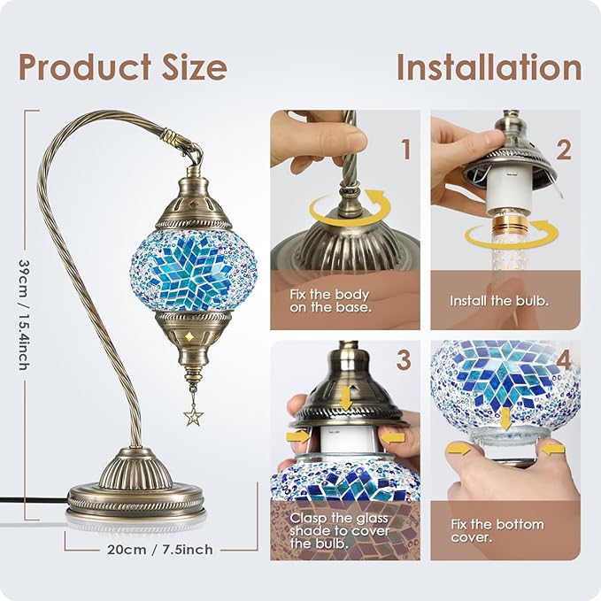 Yarra-Decor Turkish Moroccan Lamp
