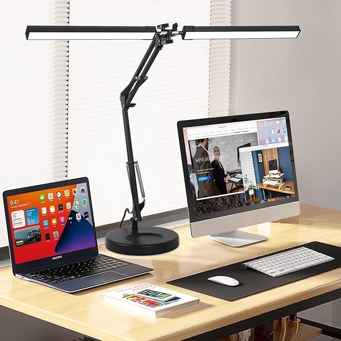 2-in-1 LED Double Head Desk Lamps