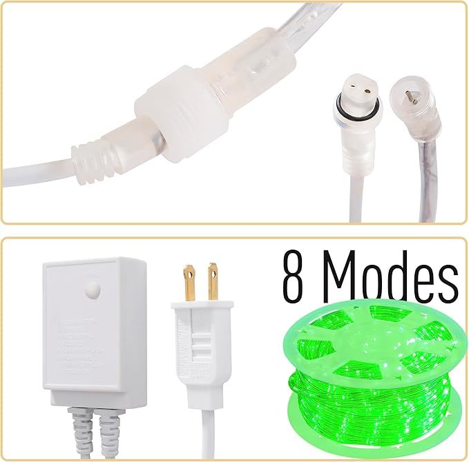 Waterproof LED Rope Lights, Connectable & Flexible
