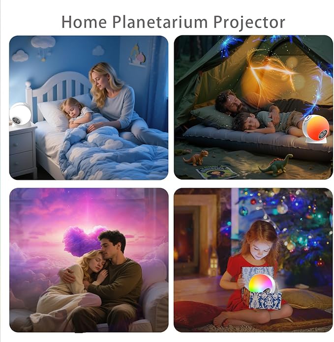 Galaxy Projector, Flevo Star Projector, Bedroom Night Light