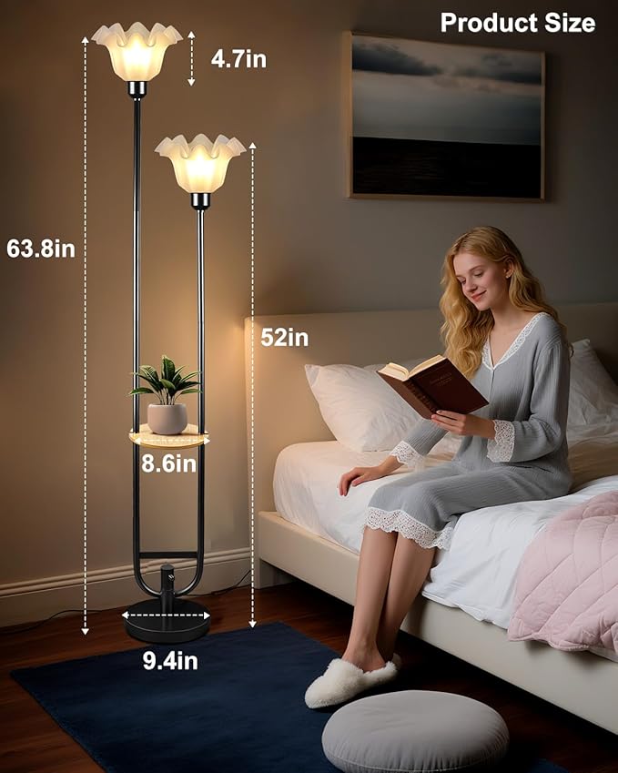 Dimmable Flower Floor Lamps