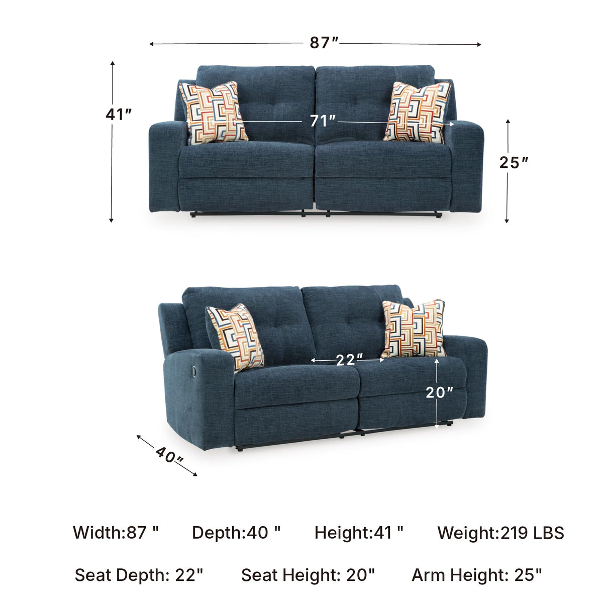 Danum Reclining Sofa